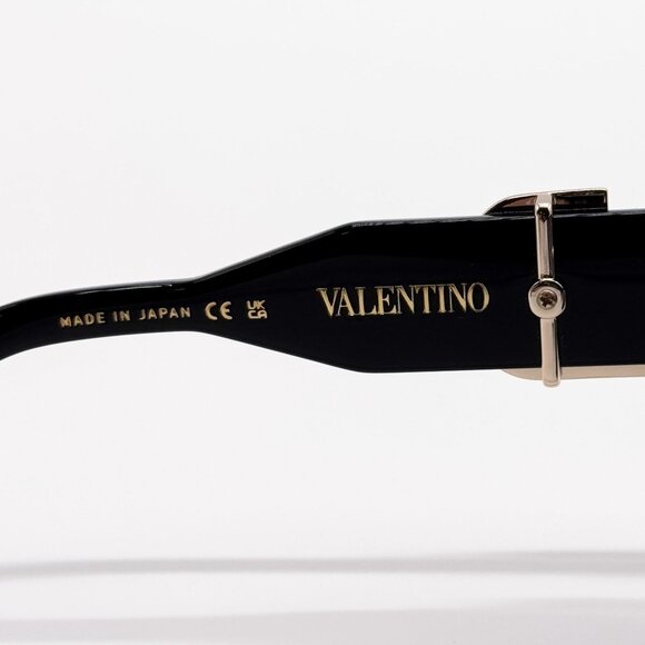 NEW VALENTINO SUNGLASSES VLS-166A BLACK WOMEN CAT EYE EYEWEAR main image 4
